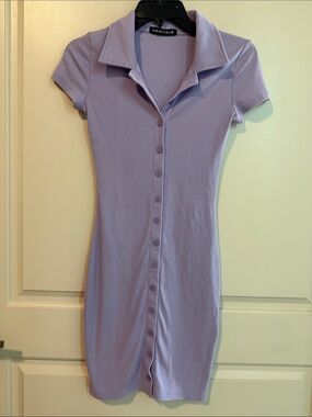 Honeybum Lilac Mini Dress